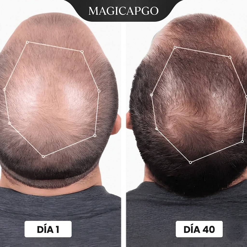 Magictapgo Gorra de Terapia de Luz Roja para Tratamientos de Crecimiento del Cabello