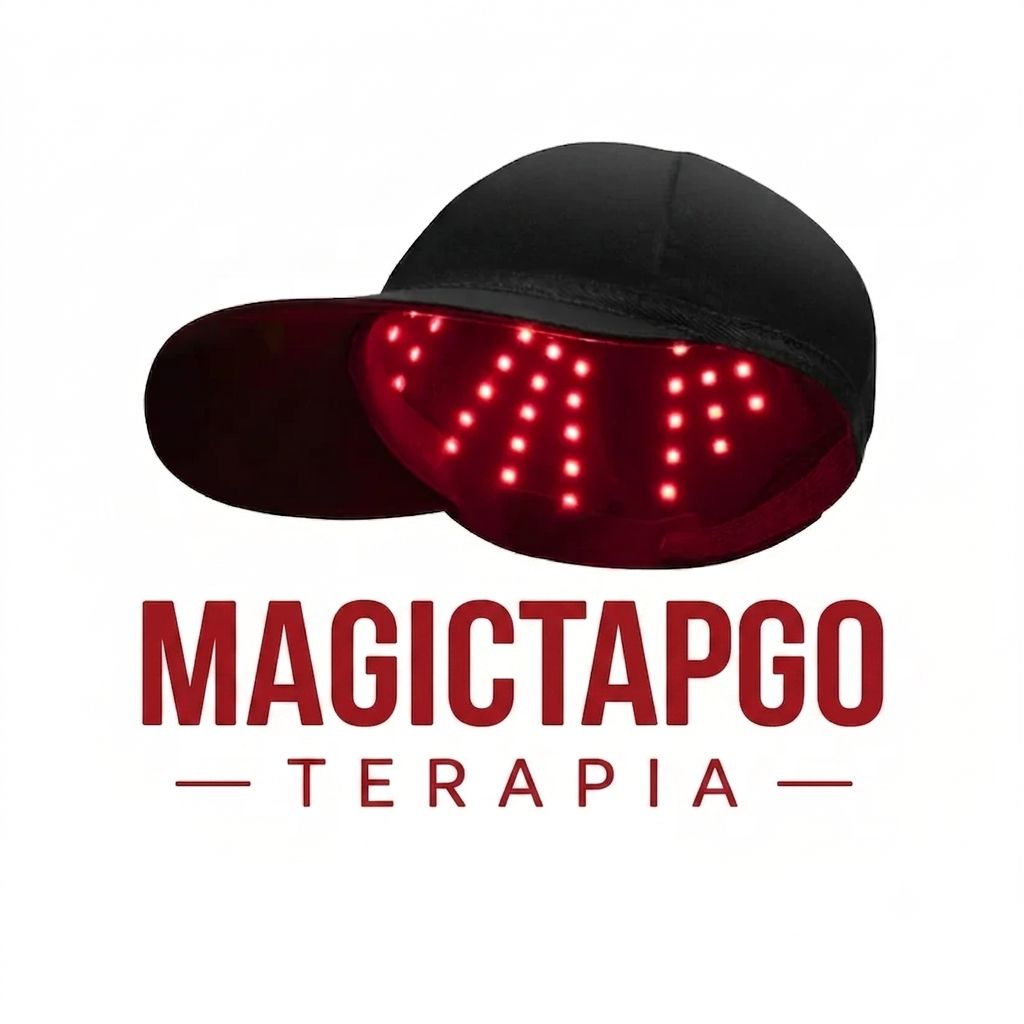 Magictapgo Gorra de Terapia de Luz Roja para Tratamientos de Crecimiento del Cabello