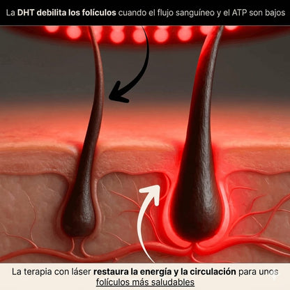 Magictapgo Gorra de Terapia de Luz Roja para Tratamientos de Crecimiento del Cabello